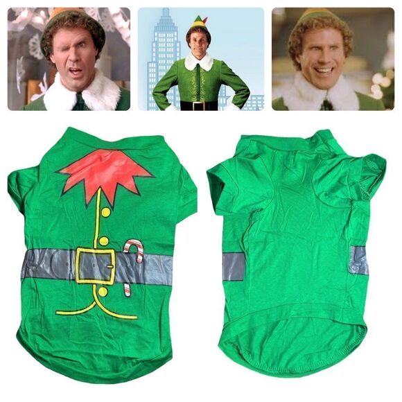 đElf CostumeâDogâChristmasâShirt - Picture 1 of 6